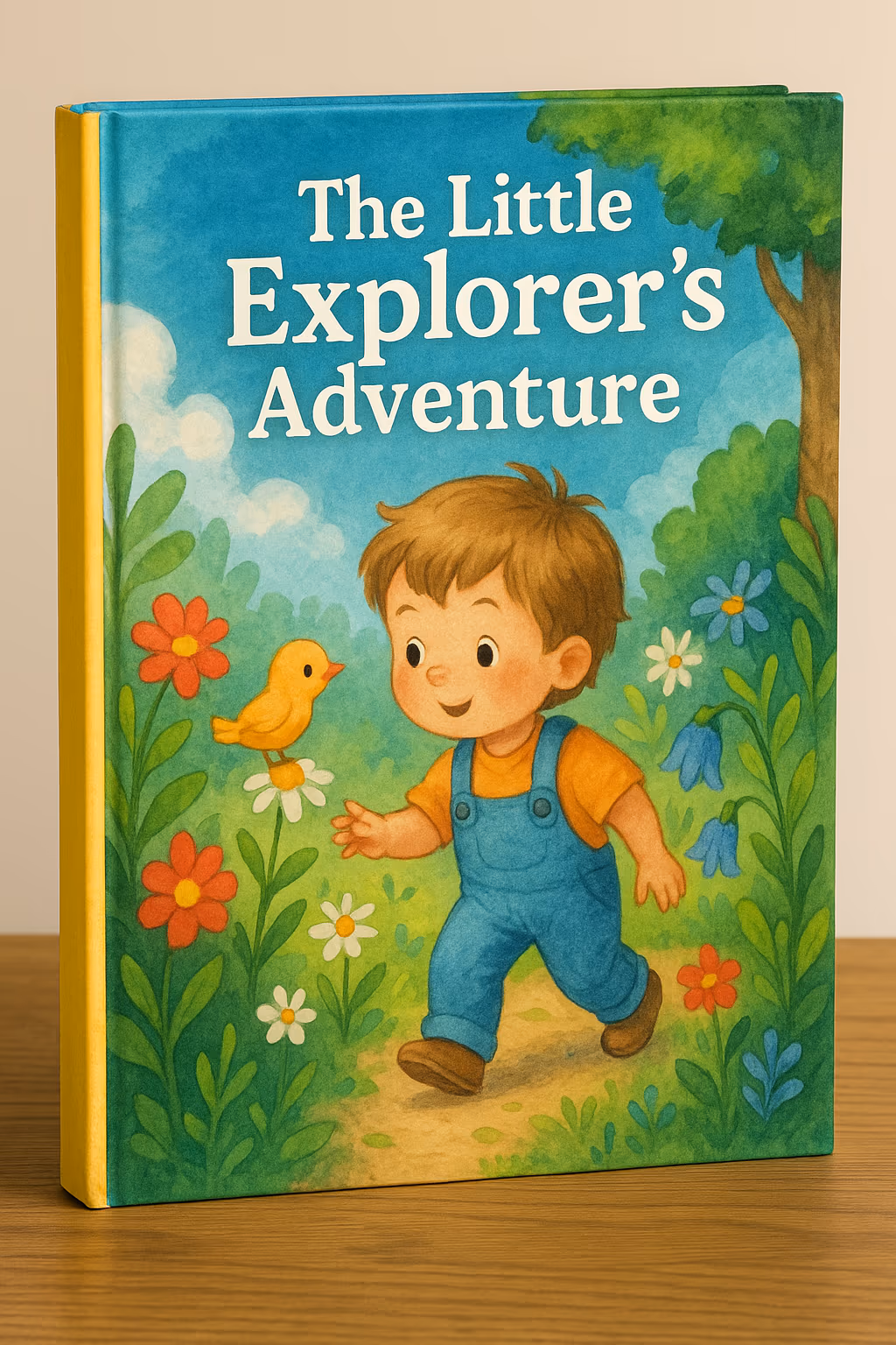 Children's book cover mockup