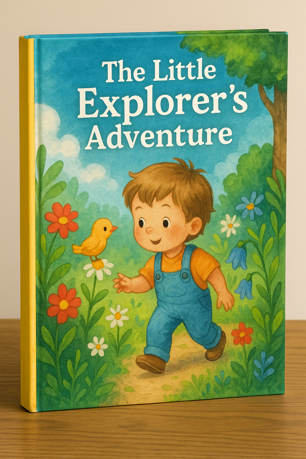 Children's book cover mockup